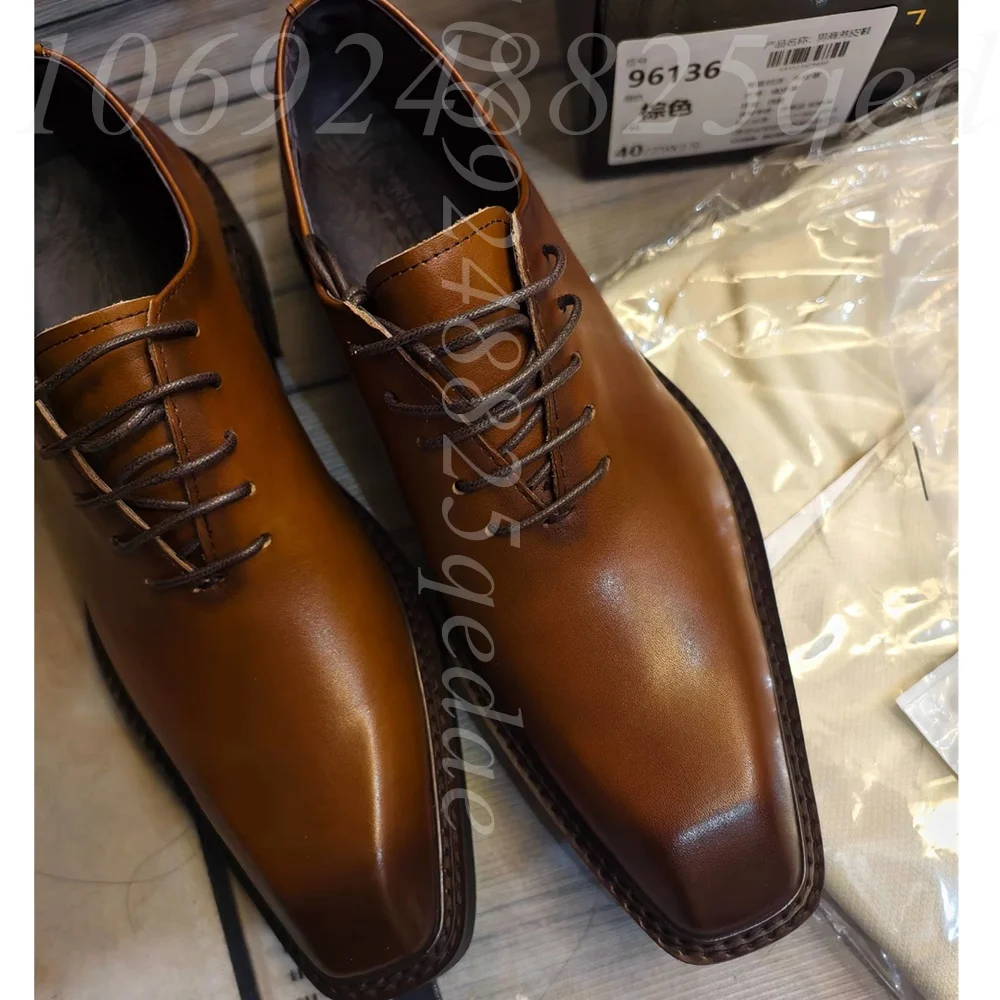 Formal Men Daily Wear Footwear - أحذية أكسفورد رجالية فاخرة من الجلد