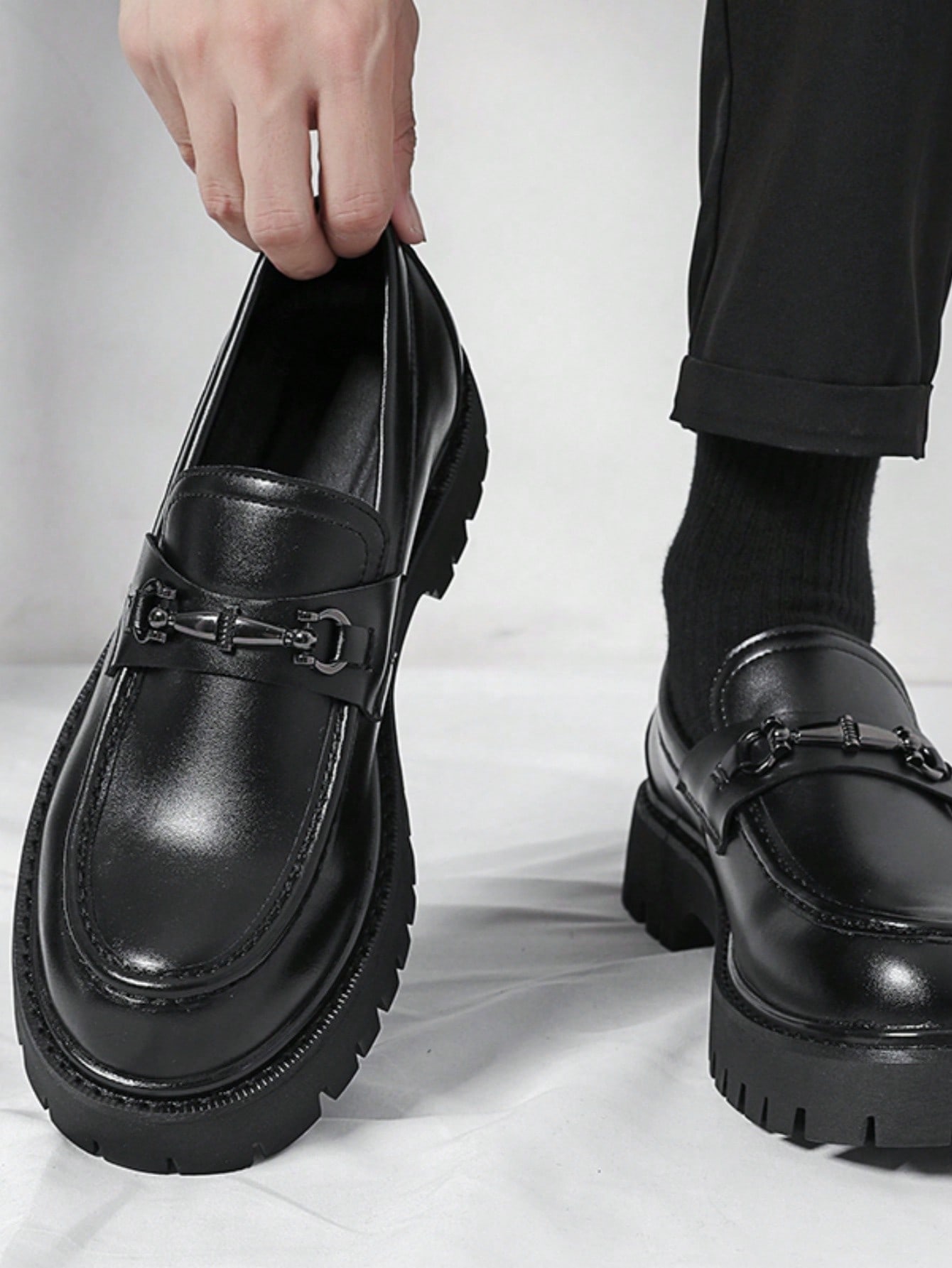 Formal Men Daily Wear Footwear - أحذية رجالية بريطانية الطراز، سهلة الارتداء،
