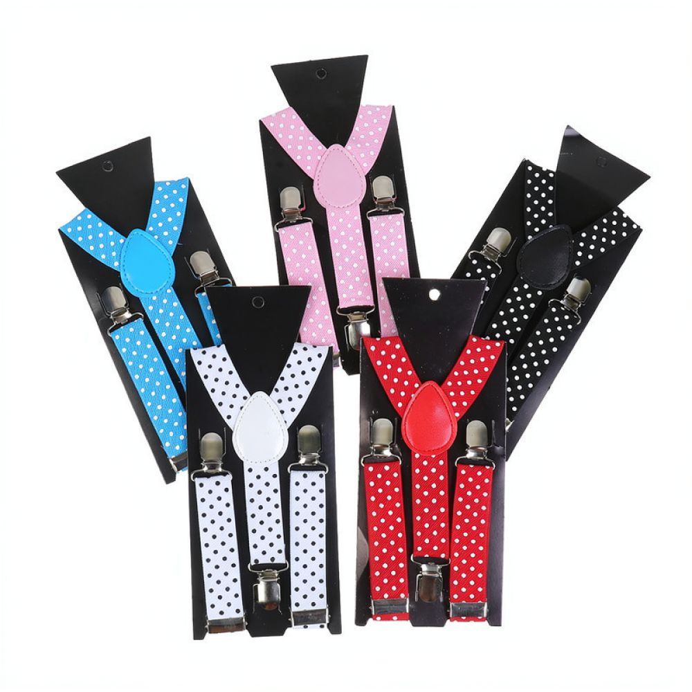 حمالات أنيقة بنقشة البولكا دوت - مراجعة Men'S Formal Wear With Suspenders وسعره