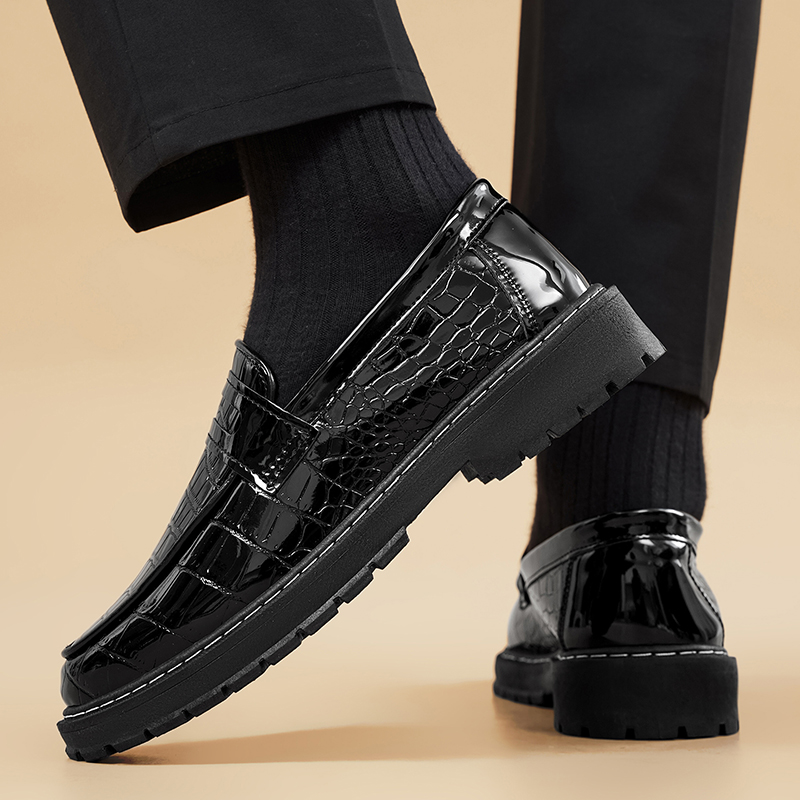 أحذية رجالية كاجوال بنقشة الكر - مراجعة Formal Men Daily Wear Footwear وسعره