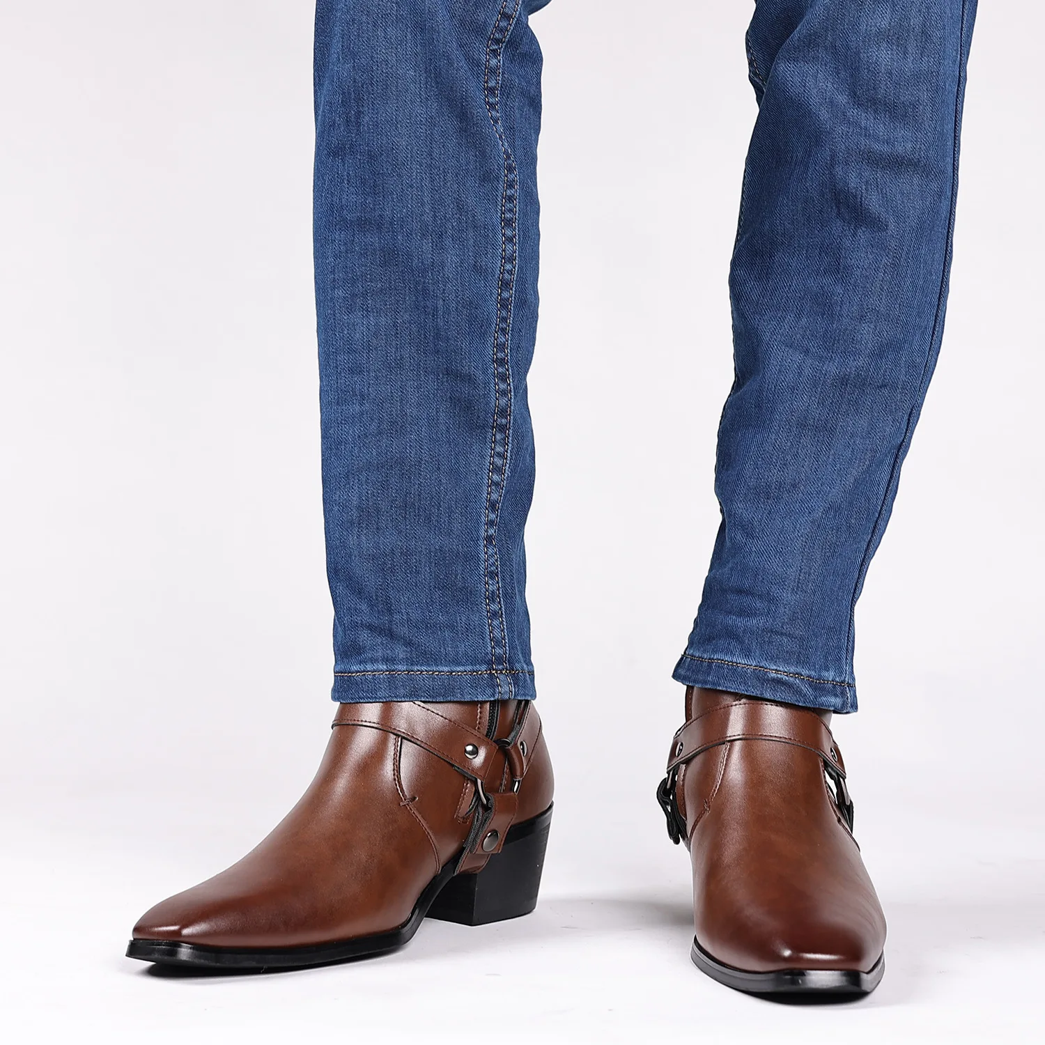 الكلاسيكية قبعات رعاة البقر ال - مراجعة Men Formal Wear With Boots وسعره