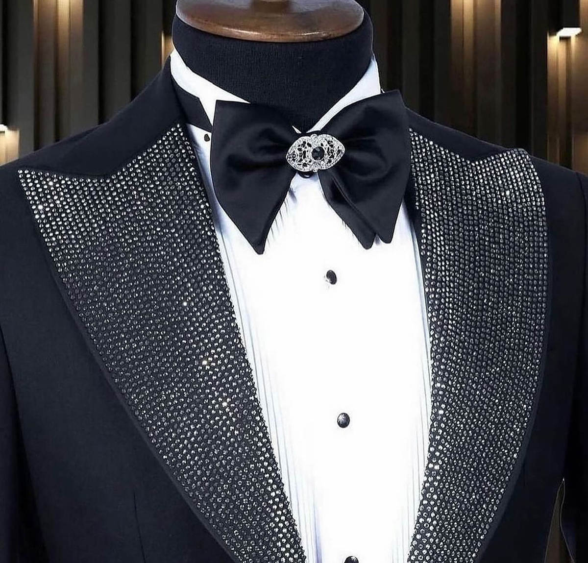 بدلة رسمية رجالية مطرزة من قطع - مراجعة Men Formal Wear Modern وسعره