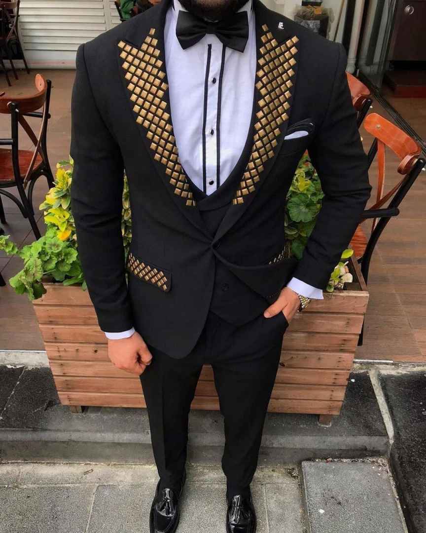 بدلة زفاف رسمية للرجال العصريي - مراجعة Men Formal Wear Modern وسعره